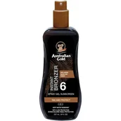 Samoopalacze - Australian Gold, spray do opalania z bronzerem, SPF 6, 237 ml - miniaturka - grafika 1