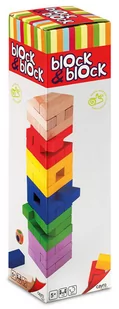 Cayro Drewniana wieża Kolorowe Drewno - Gry planszowe - miniaturka - grafika 1