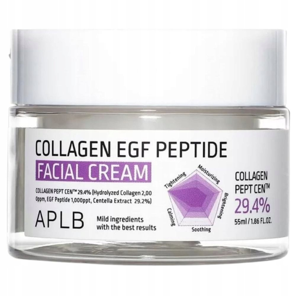 APLB Collagen EGF Krem Nawilżający Przeciwstarzeniowy Jędrna Skóra 55 ml