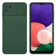 Etui i futerały do telefonów - Pokrowiec Do Samsung Galaxy A22 5G Etui w Bonbon Zieleń Obudowa Case Cover Ochrona kamery Cadorabo - miniaturka - grafika 1