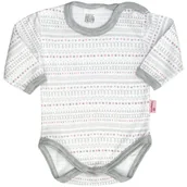 Body dla niemowląt - BODY NIEMOWLĘCE DŁUGI RĘKAW RĘKAWEK ROZM. 56 Pampicio - miniaturka - grafika 1