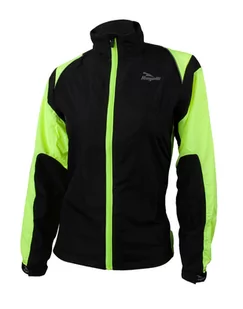 ROGELLI RUN ELVI - ultralekka damska kurtka do biegania, czarny-fluor - Kurtki damskie - miniaturka - grafika 1