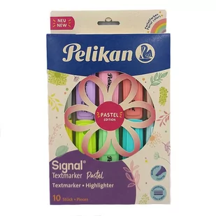 PELIKAN Zakreślacz Signal Pastel Mix 10szt 60078803 - Zakreślacze - miniaturka - grafika 1