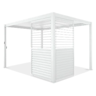 Regulowany panel żaluzjowy do pergoli PREMIUM 3m, white - GUTROOF - Kratki i pergole - miniaturka - grafika 1