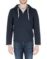 Bluzy męskie - 19V69 ITALIA Męska bluza z kapturem Thomas Navy Blue, granatowa, XXL (20 sztuk), niebieski morski, XXL - miniaturka - grafika 1