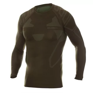 Bielizna sportowa męska - BRUBECK, Koszulka męska termoaktywna, Ranger Protect, khaki, rozmiar XL - grafika 1