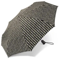 Parasole - Happy Rain 42307 MINI AC parasolka biało-czarna - miniaturka - grafika 1
