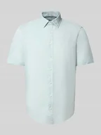 Koszule męskie - Koszula biznesowa o kroju slim fit z listwą guzikową - miniaturka - grafika 1