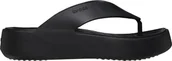 Klapki i japonki damskie - Klapki damskie Crocs Getaway Platform Flip czarne 209410 001 39-40 - miniaturka - grafika 1