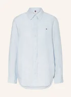 Koszule damskie - Tommy Hilfiger Koszula Z Lnu blau - TOMMY HILFIGER - miniaturka - grafika 1