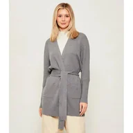 Swetry damskie - Joop! Kardigan Kardi Regular Fit z dodatkiem jedwabiu - miniaturka - grafika 1