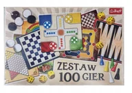 Gry planszowe - Gra planszowa Trefl Zestaw 100 gier - nowe - super prezent. - miniaturka - grafika 1