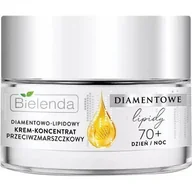 Kremy do twarzy - Bielenda Diamentowe Lipidy Diamentowo – lipidowy krem – koncentrat przeciwzmarszczkowy 70+ dzień/noc - miniaturka - grafika 1