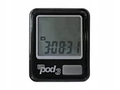 Liczniki rowerowe - Techwell Licznik Przewodowy Epod-3 Czarny - miniaturka - grafika 1