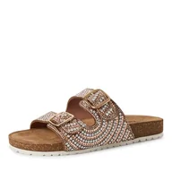 Kapcie damskie - Tamaris Damskie kapcie 1-27415-44, różowe złoto, 40 EU, Rose Glam, 40 EU - miniaturka - grafika 1