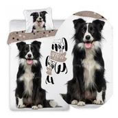 Pościel dla dzieci - Pies Pościel Bawełniana 160x200 70x80 Best Friends Komplet - miniaturka - grafika 1