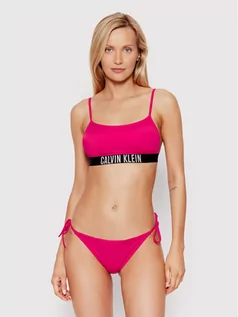 Stroje kąpielowe - Calvin Klein Swimwear Dół od bikini KW0KW01724 Różowy - grafika 1