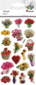 Zabawki kreatywne - Hasta Naklejki wypukłe kwiaty - miniaturka - grafika 1