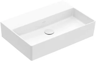 Villeroy & Boch Memento 2.0 Umywalka wisząca 60x42 cm bez otworu na baterię bez przelewu weiss alpin 4A226301 - Umywalki - miniaturka - grafika 1