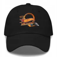 Czapki i chusty sportowe męskie - Czapka z Daszkiem UNLEASHED HOTWHEELS Dla Fana Na Prezent Wzory Czarna - miniaturka - grafika 1