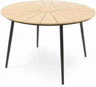 Stoły ogrodowe - Stół ogrodowy okrągły 120 cm Palermo - Beżowy - miniaturka - grafika 1