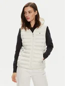 Kamizelki damskie - Tommy Hilfiger Bezrękawnik Global Stripe WW0WW40779 Biały Regular Fit - miniaturka - grafika 1