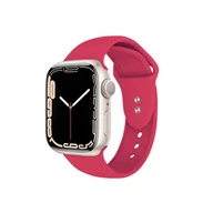 Akcesoria do smartwatchy - Crong Liquid pasek Apple Watch 42/44/45 mm (malinowy) - miniaturka - grafika 1