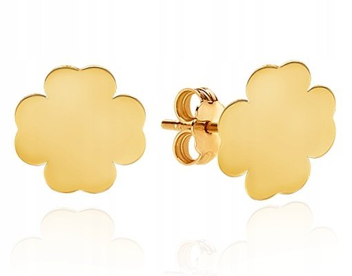 PIĘKNE ZŁOTE KOLCZYKI GWIAZD 333 KONICZYNA