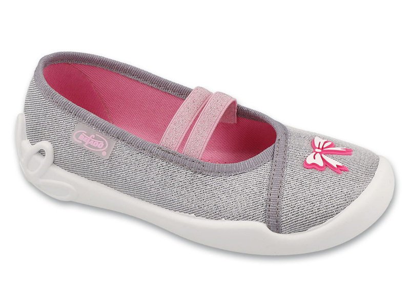 Kapcie dla dziewczynki Befado 116X337 baleriny dziewczęce do przedszkola30-29