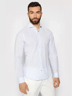 Koszule męskie - Joop! Koszula 17 Jsh-110Pejos-W 30026290 Niebieski Slim Fit - grafika 1