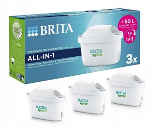 Wkłady Filtrujące Brita Maxtra Pro ALL-IN-1 3 sztuki - Wkłady filtrujące - miniaturka - grafika 1