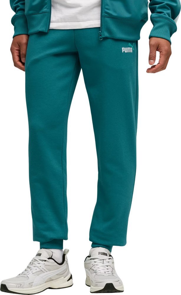 Puma Spodnie męskie Puma Ess 2 Color No.1 Logo zielone 684714 41 M