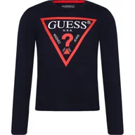 Koszulki dla chłopców - Guess Longsleeve Regular Fit - miniaturka - grafika 1