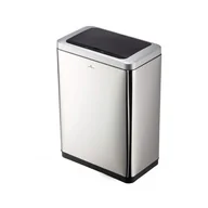 Kosze biurowe - Kosz na śmieci z czujnikiem ruchu 2x20l DURABLE NO TOUCH DUO srebrny 1szt. /342423/ - miniaturka - grafika 1