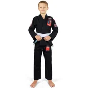 Kimona, stroje i obuwie - Ground Game Kimono Gi Do Bjj Dla Dzieci Ninja Black - miniaturka - grafika 1