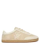 Espadryle damskie - Tommy Hilfiger Espadryle Th Heritage Rope Sneaker FW0FW09108 Écru - miniaturka - grafika 1