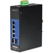 Pozostałe akcesoria sieciowe - Trendnet TI-G642i Zarządzany L2 Gigabit Ethernet (10/100/1000) Czarny - miniaturka - grafika 1