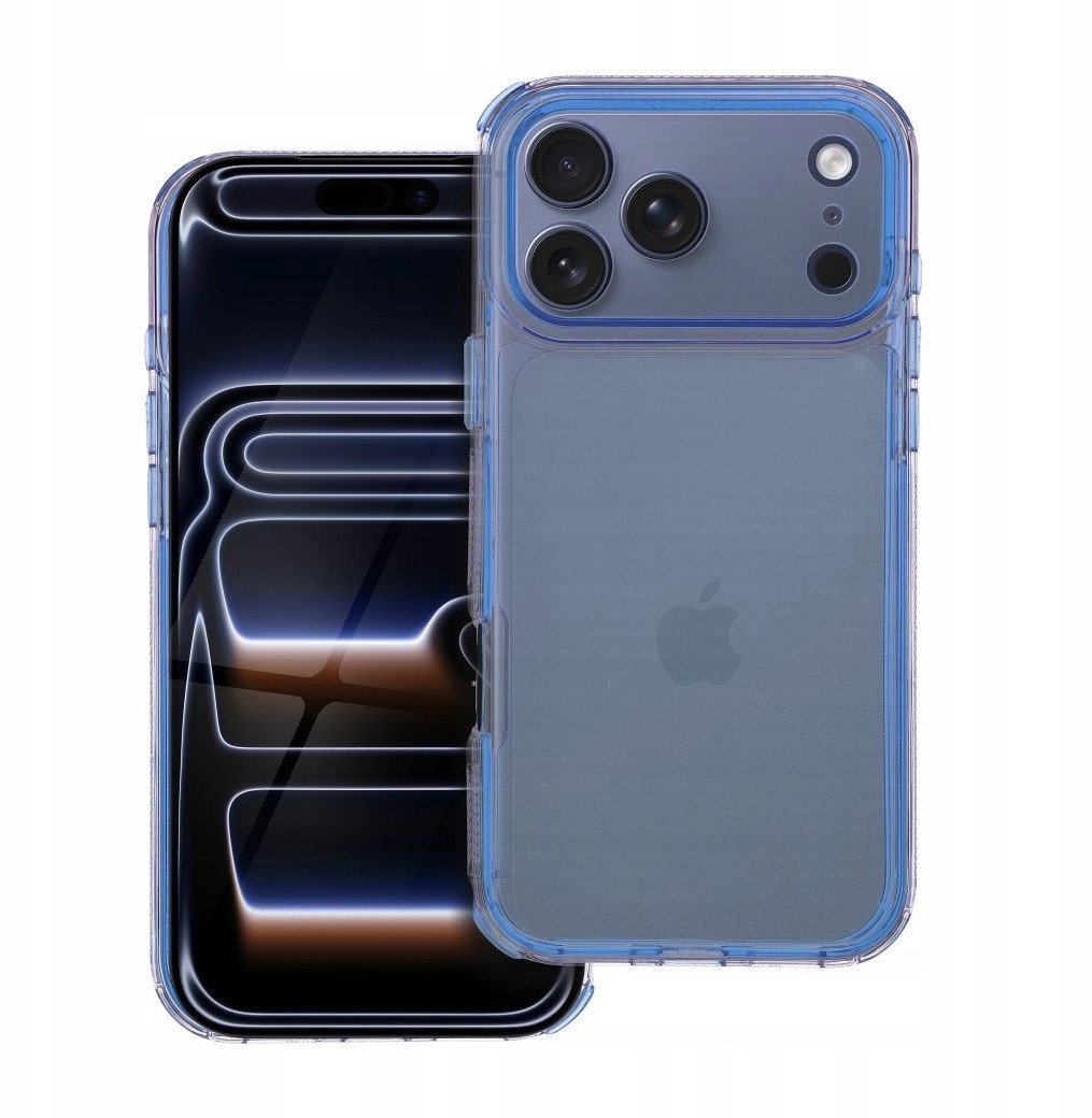 Futerał MATRIX CLEAR do IPHONE 17 Pro Max niebieski