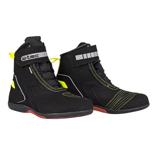 W-TEC Buty motocyklowe W-TEC Sixtreet, Czarno-zielony, 41 20442-41 - Buty motocyklowe - miniaturka - grafika 1