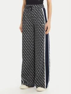 Guess Spodnie dresowe V5RB03 KCO90 Czarny Palazzo Fit - Spodnie sportowe damskie - miniaturka - grafika 1
