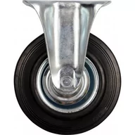 Pozostałe wyposażenie warsztatu - VOREL KÓŁKO STAŁE Z CZARNĄ GUMĄ 125MM (87303) - miniaturka - grafika 1