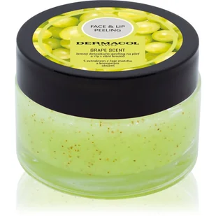 Dermacol Face & Lip Peeling Grape peeling głęboko oczyszczający do ust i policzków 50 ml - Balsamy do ust - miniaturka - grafika 1
