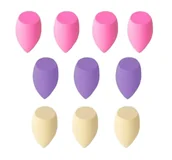 Gąbeczki do makijażu - eCarla zestaw gąbeczek do makijażu twarzy 10 sztuk - miniaturka - grafika 1