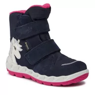 Buty dla dziewczynek - Śniegowce Superfit GORE-TEX 1-006010-8020 S Blue/Pink - miniaturka - grafika 1