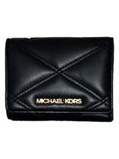 Portfele - Michael Kors Skórzany portfel w kolorze czarnym - 11 x 8 x 3 cm - miniaturka - grafika 1