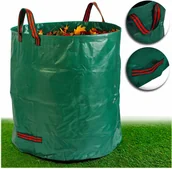 Kompostowniki - Kosz ogrodowy na liście 272 l Plonos PL-524 zielon - miniaturka - grafika 1