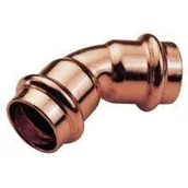 Akcesoria hydrauliczne - Łuk dwukielichowy, 45° 42 CU B Press - miniaturka - grafika 1