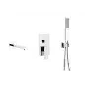 Baterie podtynkowe - ARMATURA KRAKÓW 5139-401-00 LOGON ZESTAW WANNOWY PODTYNKOWY Z BATERIą 3 FUNKCYJNą, CHROM - miniaturka - grafika 1