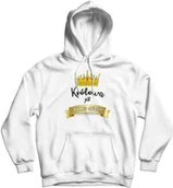 Gadżety dla niej i dla niego - Bluza z kapturem Królowa jest tylko jedna - miniaturka - grafika 1