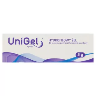 APOTEX NEDERLAND BV Unigel apotex hydrofilowy żel na rany 5 g - Leki na alergię - miniaturka - grafika 1